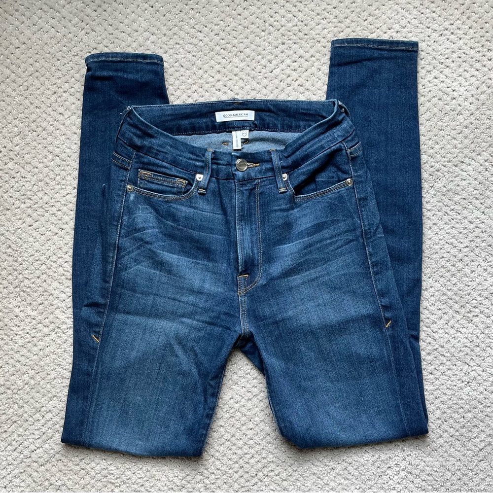 Good American Good Waist Skinny Jeans